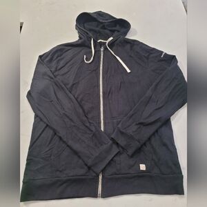 Marine Layer Men's Black Zip-Up Sweater